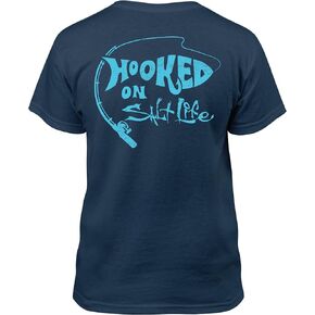 Salt Life Unisex-Child Hooked on Youth Short Sleeve Tee