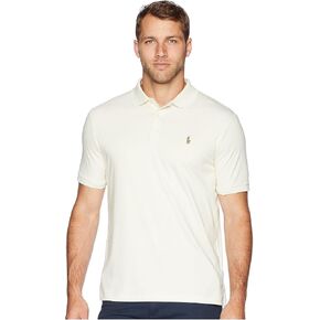 POLO RALPH LAUREN Men's Classic Fit Soft Cotton Polo Shirt Chic Cream, Large