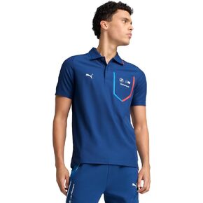 PUMA Men's Standard BMW M Motorsport Polo, Pro Blue-M Color SS25, X-Large