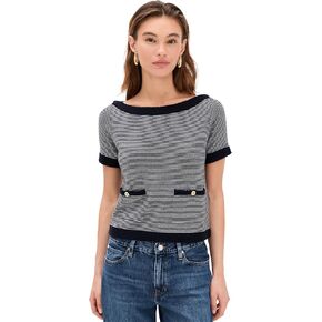 FRAME Women's The Cashmere Boat Neck Top