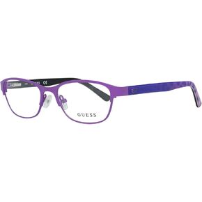 Guess GU9170 Eyeglass Frames - Matte Violet Frame, 49 mm Lens Diameter GU917049082