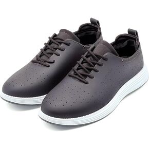 Men's Dress Shoes Patent Leather Tuxedo Shiny Glossy Wide Width Sneakers Casual Business Tennis Black Burgundy