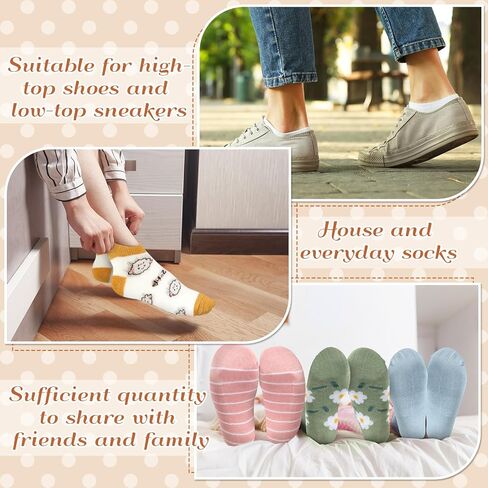 Mumufy 100 أزواج 100 جوارب جماعية على غرار النساء منخفضة الجوارب الكاحل الجزء الأكبر مع أنماط مطرزة لطيفة لا إظهار جورب رفيع رفيع المستحسن للتمرينات الترفيهية الجري ، والسيدات بلا مأوى. in Saudi Arabia
