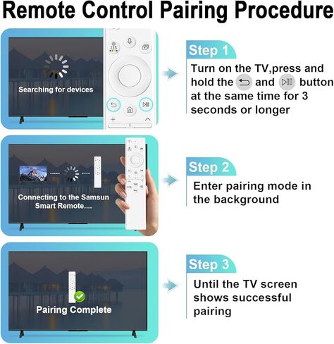 BN59-01385A Bluetooth Rechargeable Solar Cell Control for Samsung Solar Remote Control for Smart TV, Compatible with Samsung Smart TVs 2021-2023 Neo QLED, The Frame and Crystal UHD Smart TVs Series in Kuwait