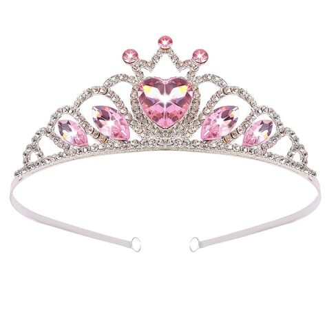Princess Dress Up Tiaras for Girls Blue Crystal Diamond Crown Farkle Rhinestones Pageant Birthdernt for Women Party Prom Assume Associory Hompts Coronas de Princesas Para Niñas in Kuwait