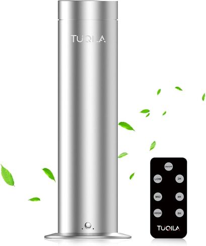 Hotel waterless Diffuser Smart Essential Oil Machine, Cold Air Aroma Scent Diffusion,150ML Up to 1500Sq.Ft Coverage, Fragrance Aromatheray Oil for Home, Hotel,Office(Silver+20ML My Way) in Saudi Arabia