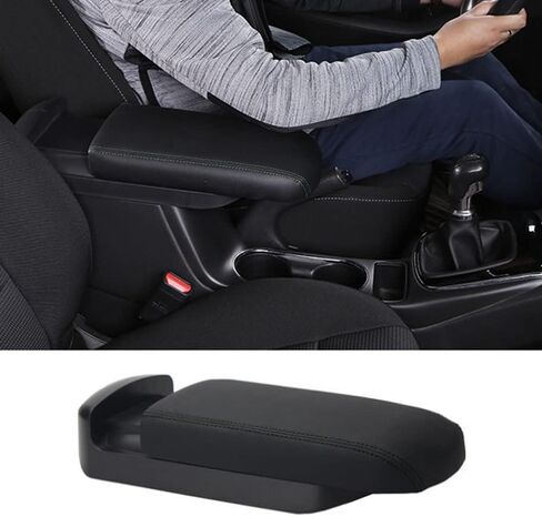 Boyuer for Toyota Corolla 2020-2025 Corolla Cross 2019-2025 Corolla Hatchback ABS Center Center Righten and Enloft Relarest Pad Pad Cover Interior Decoration Incorations (Black Stitches) in Kuwait