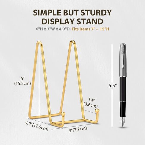 LIONWEI LIONWELI Decorative Plate Stand Holder Picture Frame Stand Easel Display Stand in Saudi Arabia
