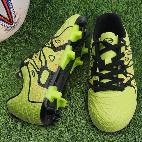 Kids Soccer Cleats Outdoor FG/AG Football Shoes Firm/Artificial Ground Little/Big Boys Girls in Kuwait