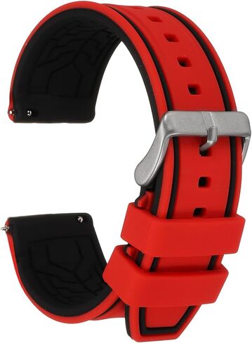 Harfington Silicone Watch Bands Width Soft Quick Quick Frear Bands for Men Women in Kuwait