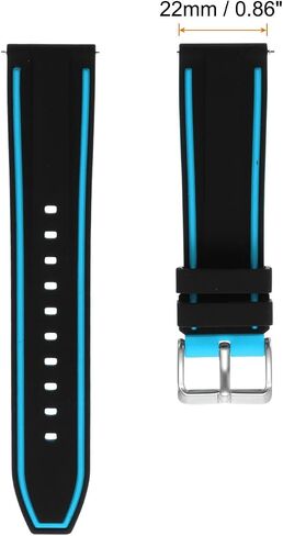 Harfington Silicone Watch Bands Width Soft Quick Quick Frear Bands for Men Women in Kuwait