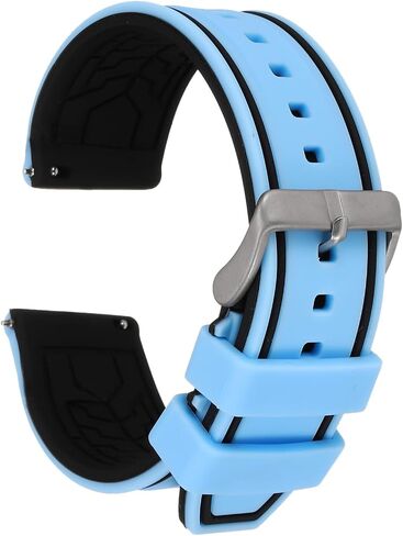 Harfington Silicone Watch Bands Width Soft Quick Quick Frear Bands for Men Women in Kuwait