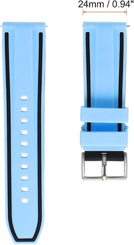 Harfington Silicone Watch Bands Width Soft Quick Quick Frear Bands for Men Women in Kuwait