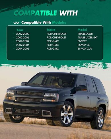 SCITOO 3" Front and 3" Rear Leveling Lift Kits Fit for GMC Envoy 2002-2009, Envoy XL 2002-2006, 4Pcs Leveling Kits in Kuwait