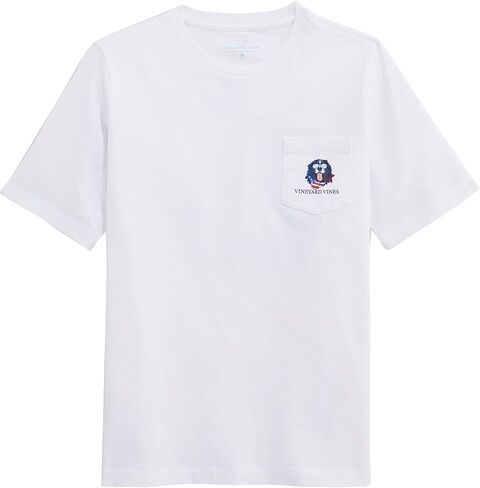 vineyard vines Boys' USA Mountain Dog Short-Sleeve Pocket Tee in Saudi Arabia