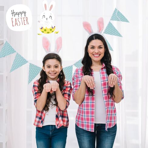 Easter Brunny Ears Ears Excalsions Beadbands for Women ، Bulk White Pink Bunny Costume Advil in Kuwait