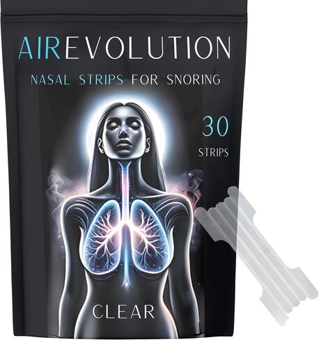 Nose Strips for Breathing. Airevolution The Nose Strips for snoring. Nasal Strips for Breathing.More Spring Effect and Strong Adhesion to Actually Work All Day or Night. Designed to Perform Better. in Saudi Arabia