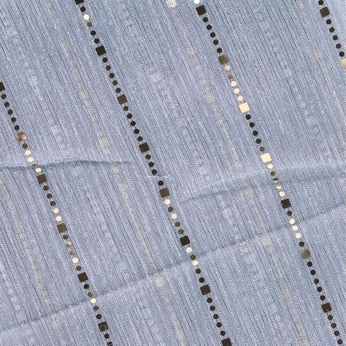 CTM Women's Sheer Sparkling Metallic Stripe Lightweight Scarf in Kuwait