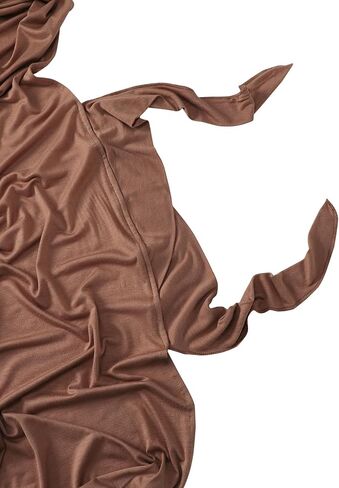 Instant Jersey Cotton Hijab Scarf for Women, Non-See Through Tieback Muslim Head Scarf in Saudi Arabia