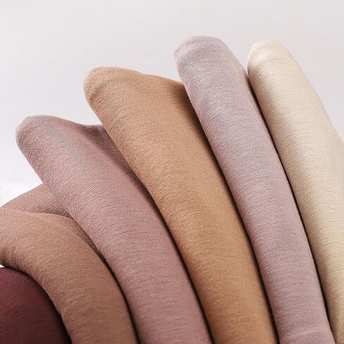 Instant Jersey Cotton Hijab Scarf for Women, Non-See Through Tieback Muslim Head Scarf in Saudi Arabia