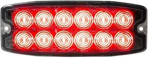 Buyers Products 8890400 5 Inch Ultra Thin Dual Row LED Strobe Light, Amber, 12 LEDs, Synchronous And Alternating Flash Patterns, Emergency Light for Vehicles, Truck And Trailer Lights And Accessories in Kuwait