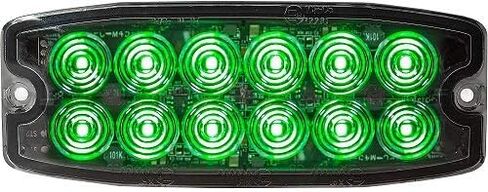 Buyers Products 8890400 5 Inch Ultra Thin Dual Row LED Strobe Light, Amber, 12 LEDs, Synchronous And Alternating Flash Patterns, Emergency Light for Vehicles, Truck And Trailer Lights And Accessories in Kuwait