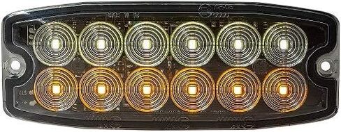 Buyers Products 8890400 5 Inch Ultra Thin Dual Row LED Strobe Light, Amber, 12 LEDs, Synchronous And Alternating Flash Patterns, Emergency Light for Vehicles, Truck And Trailer Lights And Accessories in Kuwait
