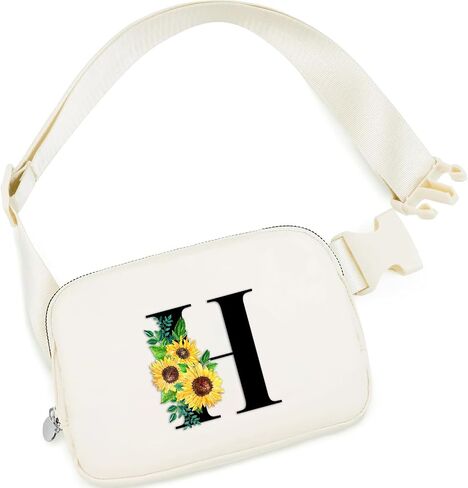 Sunflower Gifts for Women,Teacher Appreciation Gifts for Women,Sunflower Bag,Teacher Christmas Gifts,Teacher Sunflower Birthday Gifts,with Adjustable Strap Fashion Sunflower Gift Bag| Cream,J in Saudi Arabia