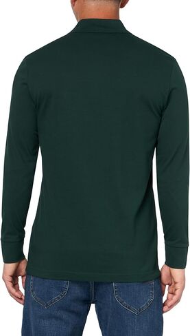 Boss Men's Square Patch Logo Slim Fit Long Sleeve Polo Shirt in Kuwait