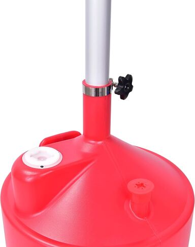 5 Gallon Portable Oil Lift Drain, Steel Oil Drain, Adjustable Height Waster Oil Drain for Changing car and Truck Motor Oil, Red in Saudi Arabia