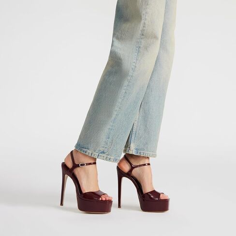 UBWDU Stiletto High Platform Cheels for Women Square Open Tee Tee Strap Cheeled Sandals Proom Shole Shoes Shoes in Kuwait