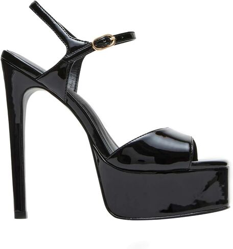 UBWDU Stiletto High Platform Cheels for Women Square Open Tee Tee Strap Cheeled Sandals Proom Shole Shoes Shoes in Kuwait