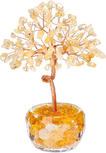Jovivi Amethyst Crystal Trees,Natural Gemstone Amethyst Bonsai Money Tree of Life Purple Healing Crystals Home Office Desk Decor for Women Birthday Gifts in Saudi Arabia