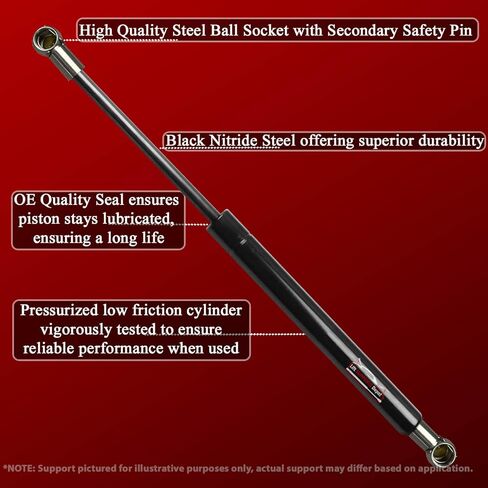 Lift Supports Depot Qty (2) PM2048 SE1200M80BL 4568 Tonneau Cover Lift Supports 29.50 Inch Extended 13mm ends Shocks Struts in Saudi Arabia