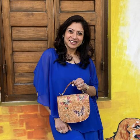 Anuschka Women's Original Head-Painted Leather Small Flap Crossbody in Saudi Arabia