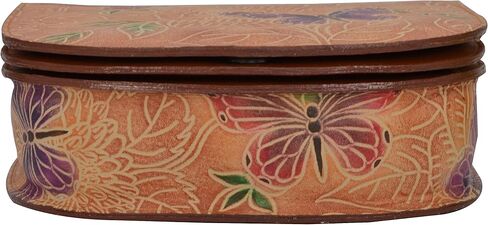 Anuschka Women's Original Head-Painted Leather Small Flap Crossbody in Saudi Arabia