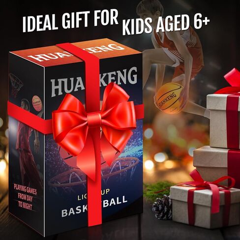 Rechargeable Glow in The Dark Soccer Ball Birthday Gifts for 6 7 8 9 10 11 12 13 14 15 Year Old Boys, NO.5 Sports Outdoor Light Up Soccer Ball Games Stuff for Teen Kids Boy Toys Ages 6-15 in Kuwait