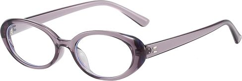 Kursan Small Oval Blue Light Blocking Glasses for Women Men Vintage Fashion 90s Retro Frame Style Eyeglasses in Kuwait