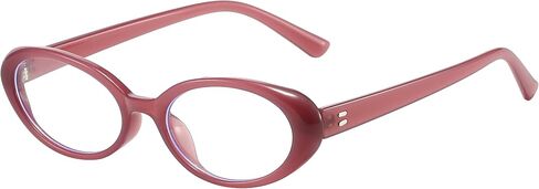 Kursan Small Oval Blue Light Blocking Glasses for Women Men Vintage Fashion 90s Retro Frame Style Eyeglasses in Kuwait