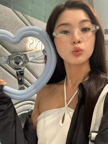 Mirkcittle Retro Oval Blue Light Glasses for Women Men Fashion 90s Tortoise glasses Fake Nerd Y2k Frame Eyeglasses in Saudi Arabia
