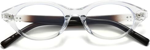 Mirkcittle Retro Oval Blue Light Glasses for Women Men Fashion 90s Tortoise glasses Fake Nerd Y2k Frame Eyeglasses in Saudi Arabia