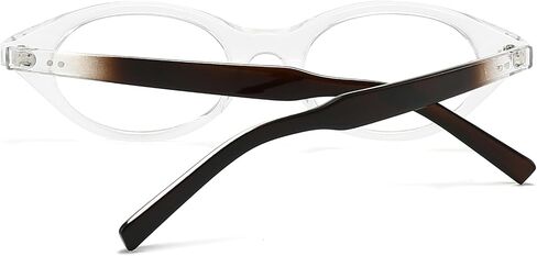 Mirkcittle Retro Oval Blue Light Glasses for Women Men Fashion 90s Tortoise glasses Fake Nerd Y2k Frame Eyeglasses in Saudi Arabia