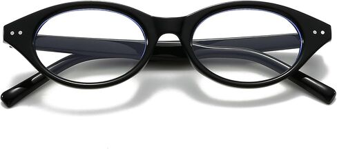 Mirkcittle Retro Oval Blue Light Glasses for Women Men Fashion 90s Tortoise glasses Fake Nerd Y2k Frame Eyeglasses in Saudi Arabia