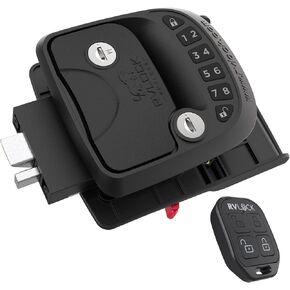 RVLOCK Compact RV Lock Keyless Entry with Remote, Secure Camper Latch Replacement, Durable RV Door Lock Replacement for Trailers with Patented Security Technology in Saudi Arabia