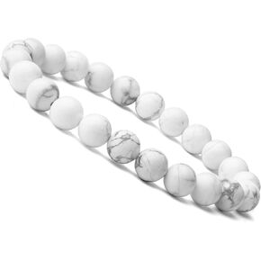 Natural 8mm Gorgeous Semi-Precious Gemstones Healing Crystal Stretch Beaded Bracelet Unisex