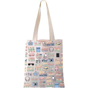 Jytapp Travel Quotes Canvas Tote Bag Travel Home Home Facet