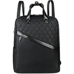 Nordace Beth Smart Totepack للنساء مع ميناء شحن USB ، مقاوم للماء - ToteBag القابل للتحويل كمبيوتر محمول متين لكل يوم ، الأعمال ، العمل ، كل يوم (أسود)