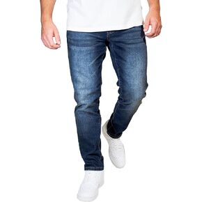 Men's Slim Fit Jeans - Mid Rise & Stretchy Denim Pants for Men - Casual Denim Jeans - Tapered Jeans for Men
