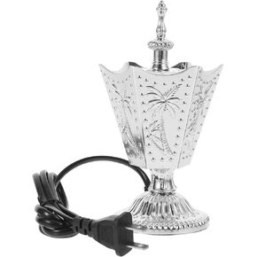 Cabilock Arabian Electric Incense Burner Vintage Style Decorative Copper Censer for Home Decor 110v