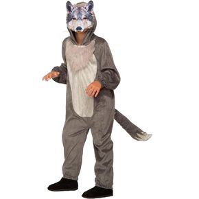 Rubies Unisex Child Forum Wolf Costume Jumpsuit and Mask